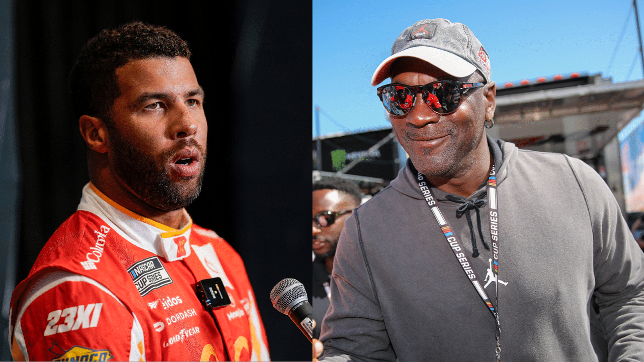 Bubba Wallace Shares Two Recurring Texts From Michael Jordan Bubba Wallace Shares Two Recurring Texts From Michael Jordan