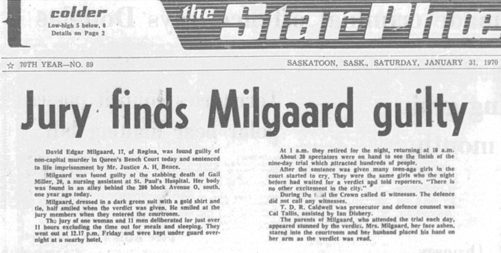 David Milgaard Case: Sister's Hope For Speedy Commission Start In Winnipeg David Milgaard Case: Sister's Hope For Speedy Commission Start In Winnipeg