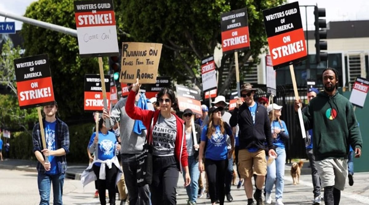 Double Trouble In Hollywood: Writers And Actors Strike Impacts Production Double Trouble In Hollywood: Writers And Actors Strike Impacts Production