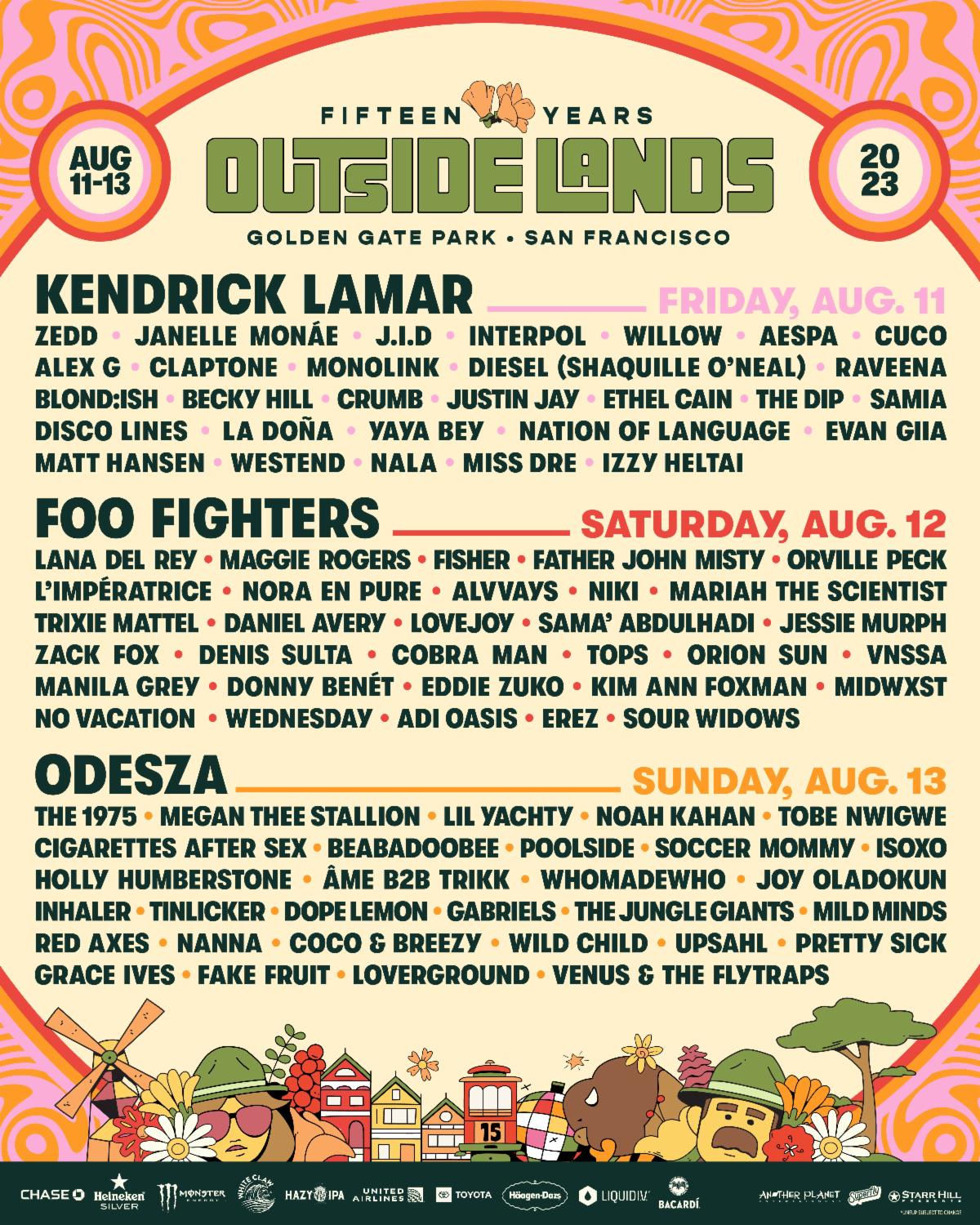 Early Look At 2025 Festival Lineups: Coachella, Lollapalooza, Outside Lands Early Look At 2025 Festival Lineups: Coachella, Lollapalooza, Outside Lands