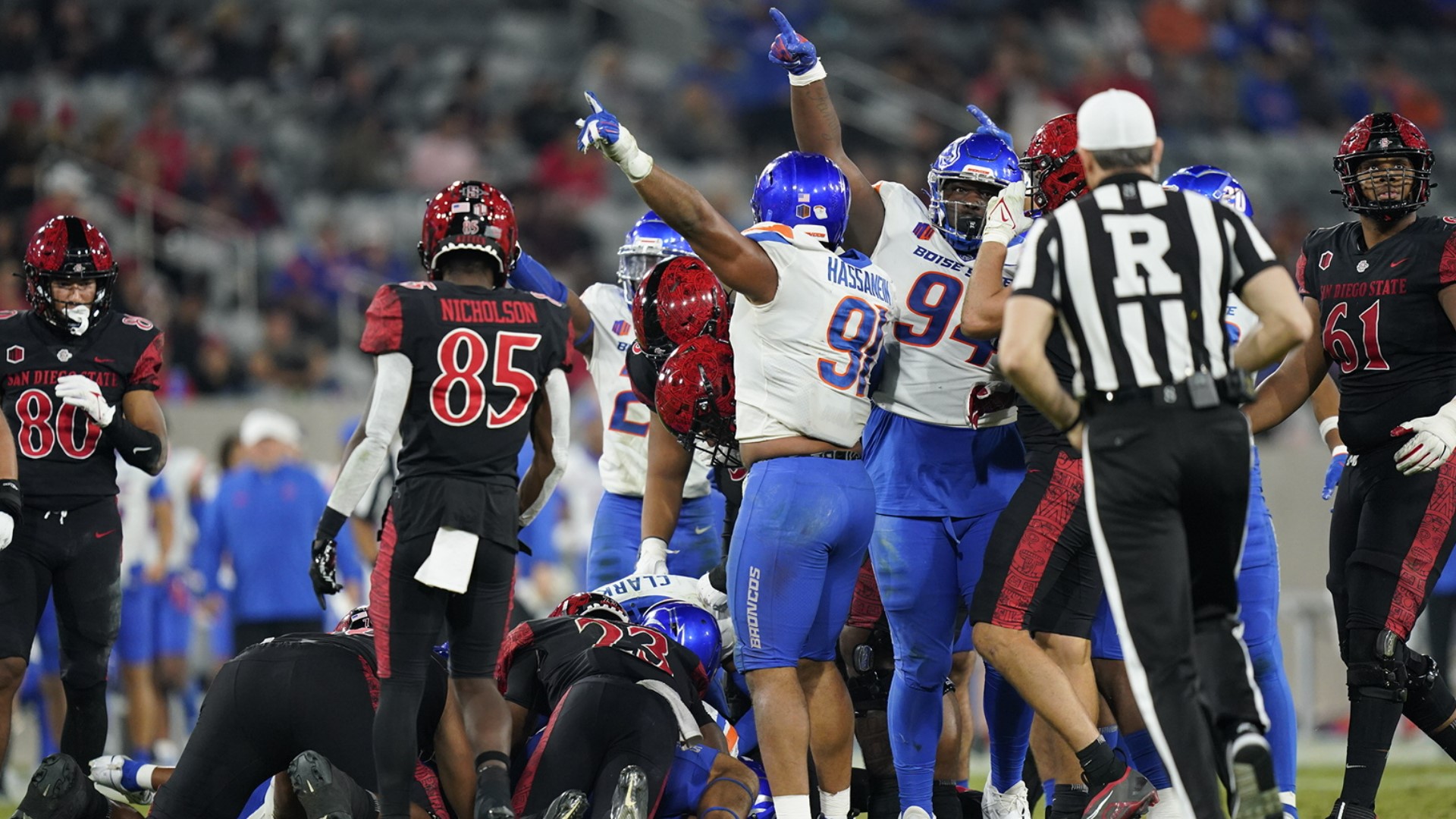 Raiders' Spytek Evaluates Boise State's Jeanty At Pro Day