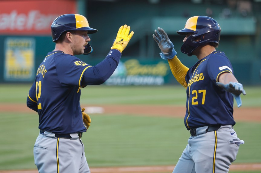 Record Nine Stolen Bases Spark Brewers' Blowout Victory Against A's Record Nine Stolen Bases Spark Brewers' Blowout Victory Against A's